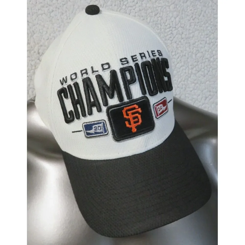 San Francisco‎ Giants New Era 39thirty World Series 2014 Hat Cap Size M-L White